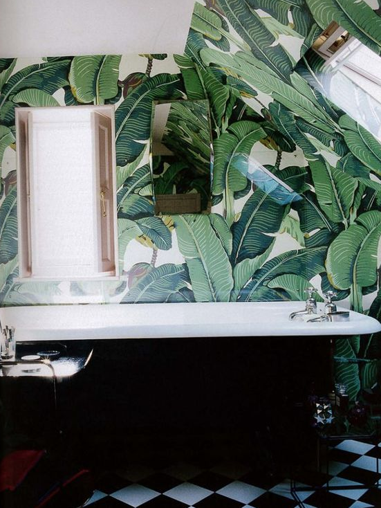 Beauty in the Bathroom: Wallpaper Inspiration