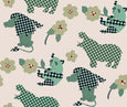 Hilly's Hippos 1970's Vintage Wallcoverings