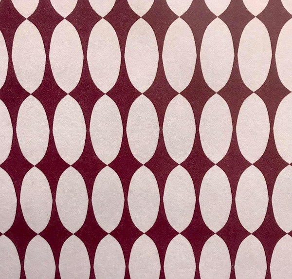Mod Squad Wallpaper - 107 Mauve/ Burgundy by Beverly Hills Wallpaper